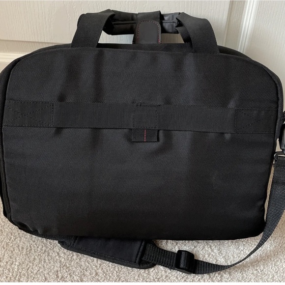 Rare Samsonite Morden Utility Laptop Messenger Bag Black Color - Picture 2 of 14
